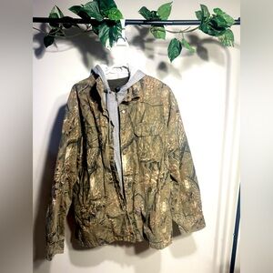 Camouflage Jacket with Hoodie